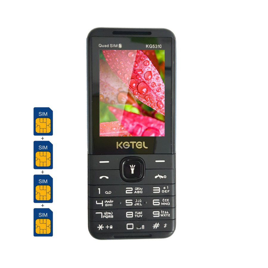 گوشی موبایل کاجیتل مدل kg5310 چهار سیم کارت همزمان حافظه 32 مگابایت و رم 32 مگابایت