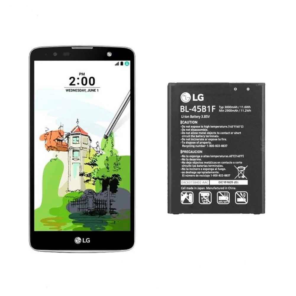 باتری اورجینال گوشی ال جی V10 مدل BL-45B1F