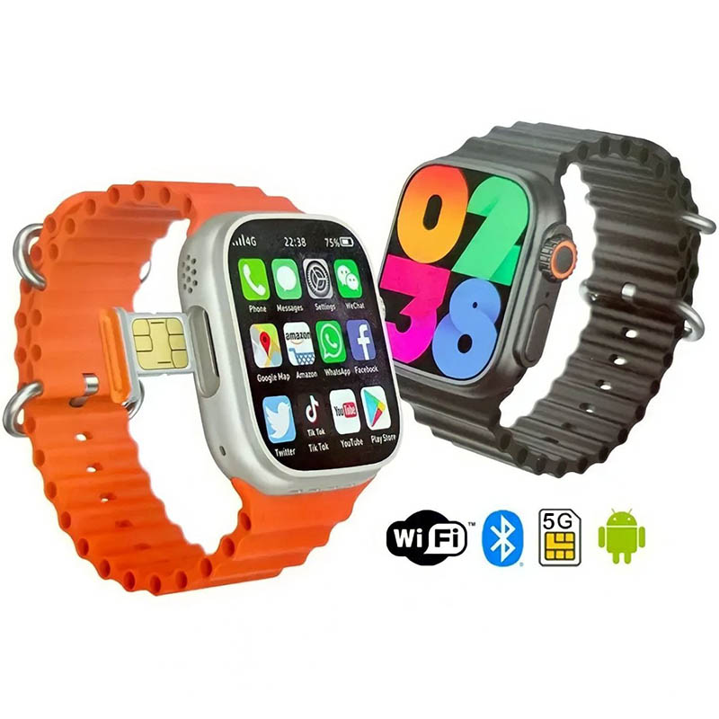 ساعت هوشمند سیم کارت خور مدل TK5 با قابلیت نصب نرم افزارهای اندروید رام 4 حافظه داخلی 64 گیگابایت