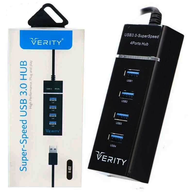 هاب 4 پورت USB 3.0 وریتی مدل H402
