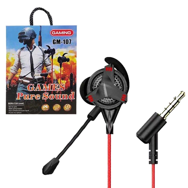 هندزفری گیمینگ سیم دار مدل GM-107 اورجینال مخصوص موبایل