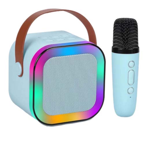 اسپیکر بلوتوثی میکروفن افکت دار قابل حمل مدل K12 کیفیت صدای عالی