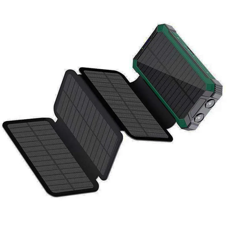 پاوربانک خورشیدی و ضد ضربه مدل SH-2 ظرفیت 20000 میلی آمپر ساعت