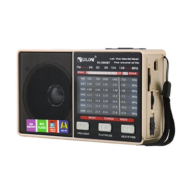 رادیو بلوتوثی تمام موج گولون مدل RX-8866BT
