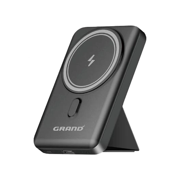 پاوربانک وایرلس 22.5 وات گرند مدل GW-11 ظرفیت 10000 میلی آمپر ساعت