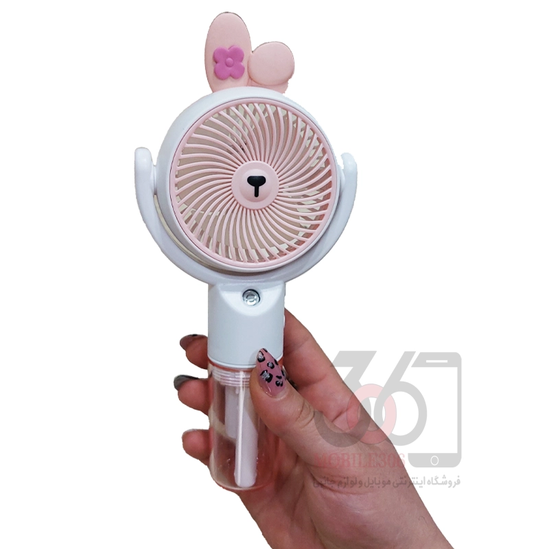 مینی پنکه بخور دار دستی و رومیزی کد 8201A