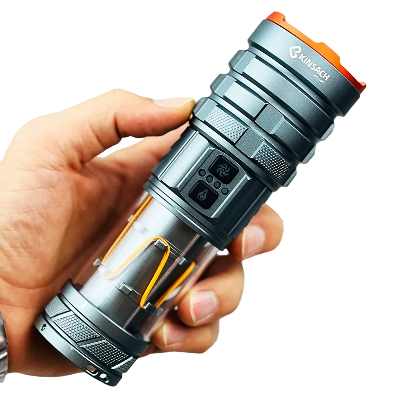 چراغ قوه پلیسی و فانوسی کینساچ مدل KS-580 زوم دار