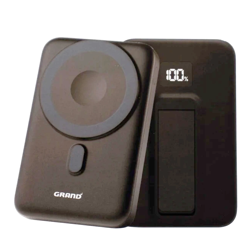 پاور بانک مگ سیف 10000 هزار میلی آمپر ساعت گرند مدل GPW-100 دارای 6 ماه گارانتی