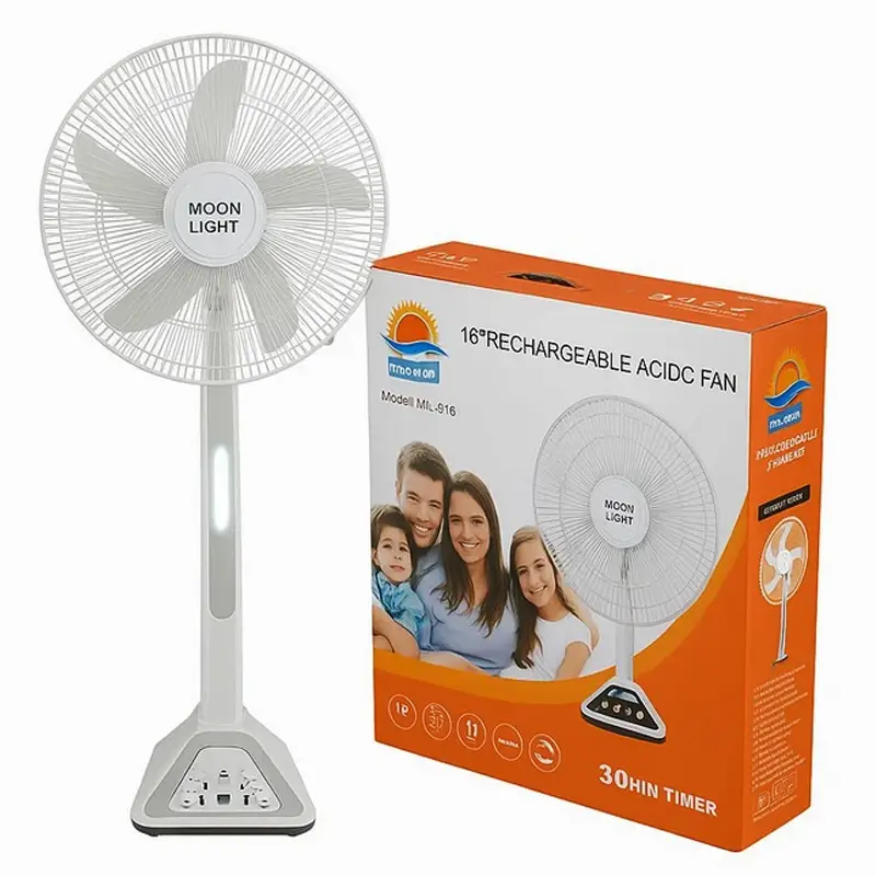 پنکه شارژی Moon Light مدل ML-317 پر قدرت