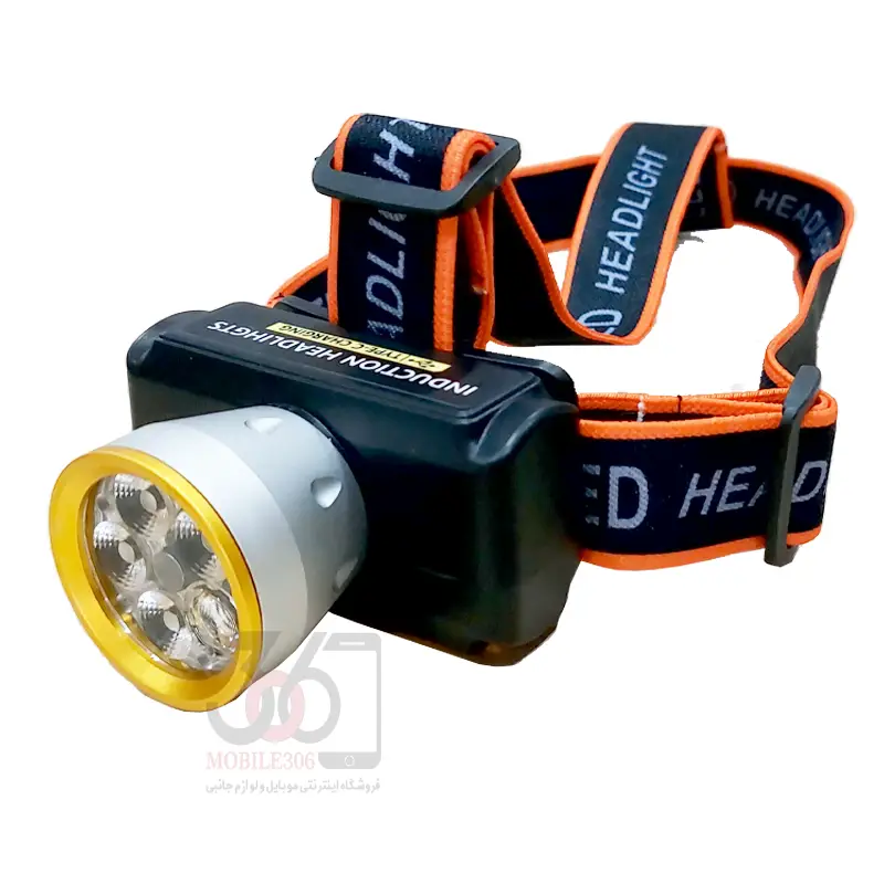 چراغ پیشانی سنسور دار 4 لامپه پر قدرت