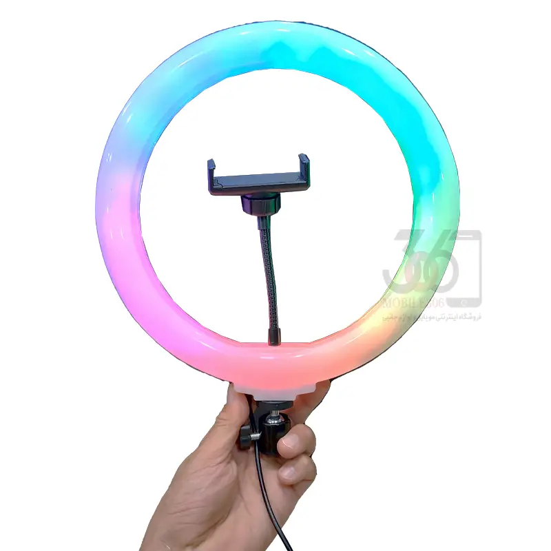 رینگ لایت RGB-LED مدل 3D-26