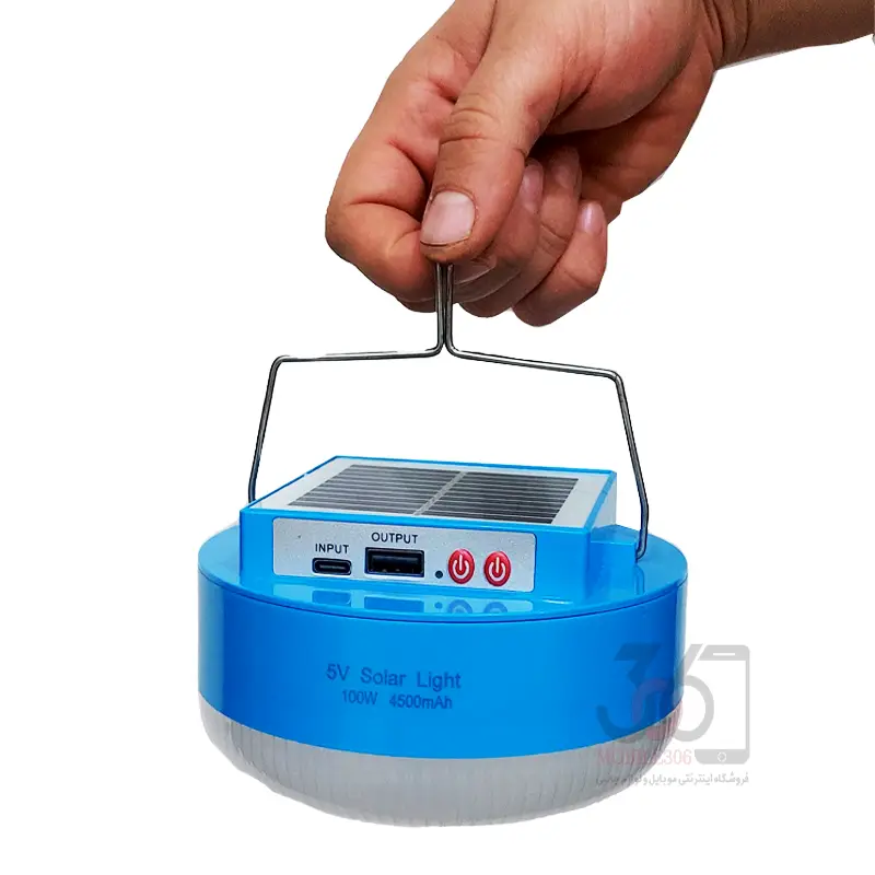 چراغ شارژی خورشیدی و ریسه ای UXI مدل BL-1088