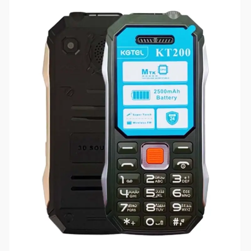 گوشی موبایل کاجیتل مدل KT200 دو سیم‌ کارت حافظه 32 مگابایت و رم 32 مگابایت | گوشی ارتشی