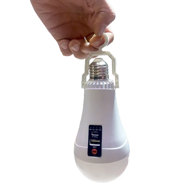 لامپ شارژی سرپیچی 20 وات مدل E27 قابلیت پاوربانک