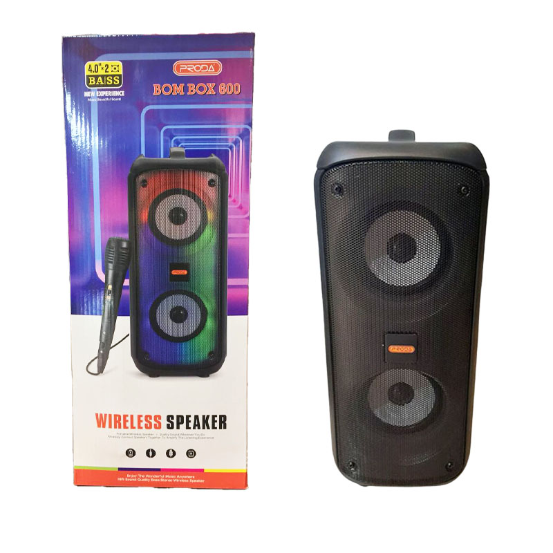 اسپیکر بلوتوثی قابل حمل PRODA مدل Bom box 600