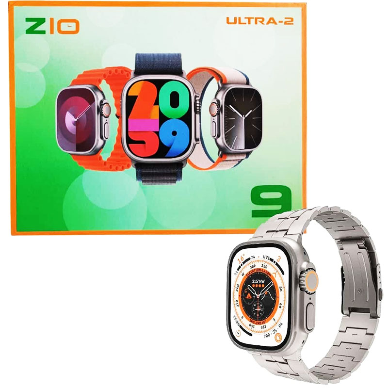 پک اقتصادی ساعت هوشمند مدل Z10 ultra-2 دارای 7 عدد بند شیک