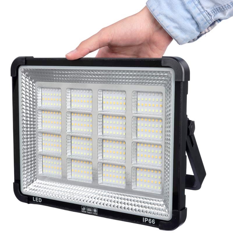 نور افکن سیار خورشیدی شارژی و پاوربانک مدل Solar LED Light R28