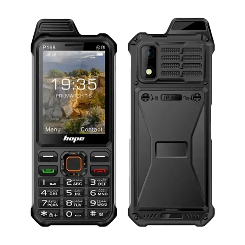 گوشی موبایل ضد ضربه هوپ مدل P168 چهار سیم کارت