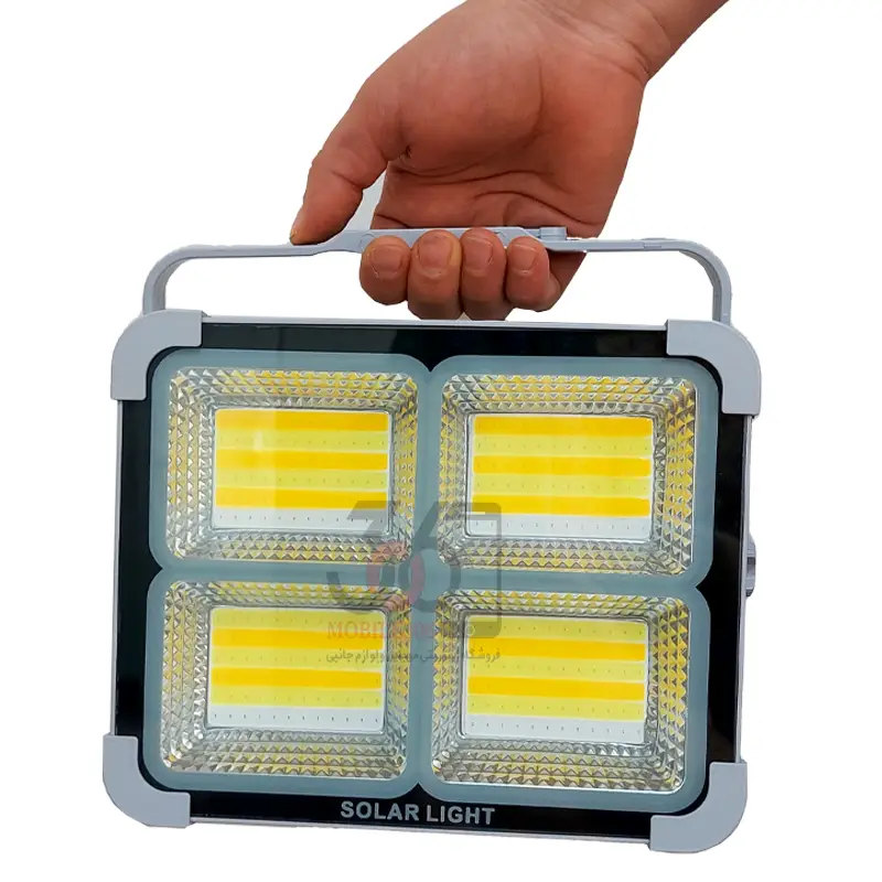 چراغ پروژکتور شارژی خورشیدی 150 وات مدل A7-COB