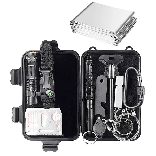 جعبه بقا و کیت اضطراری کوهنوردی و کمپینگ SOS