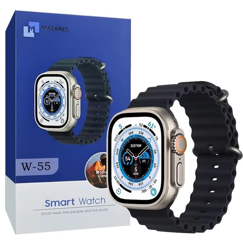 ساعت هوشمند مازارس مدل W-55 سایز 49mm