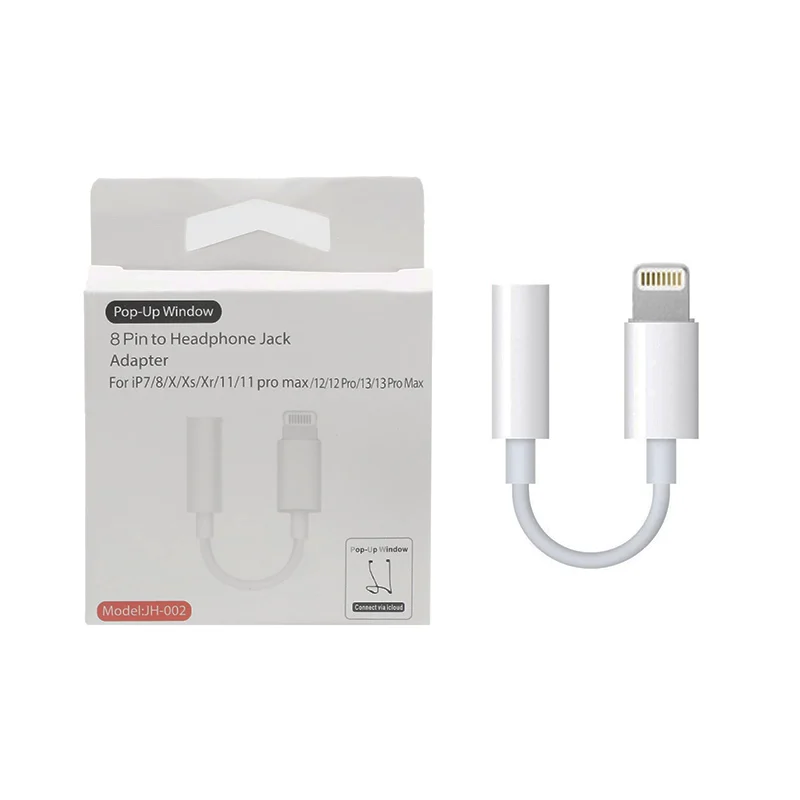 مبدل لایتنینگ به AUX مدل JH-002 اورجینال